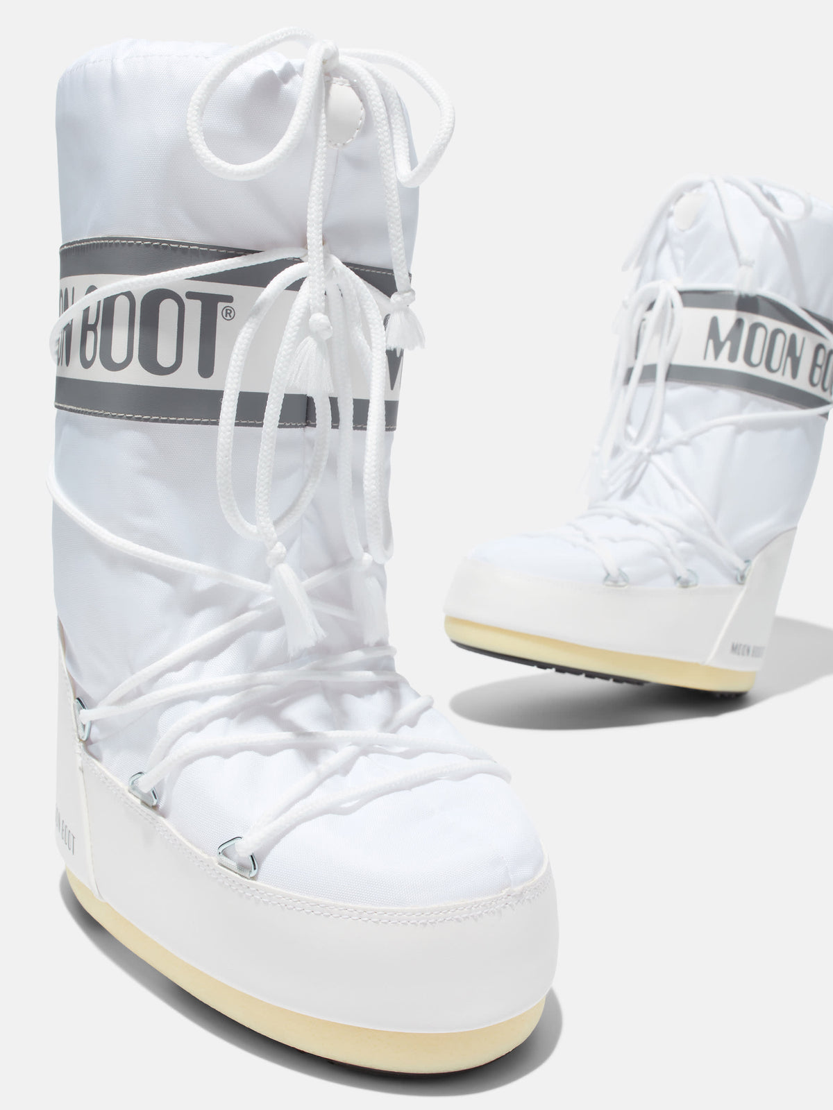 MOON BOOT Stivale Donna ICON NYLON-White