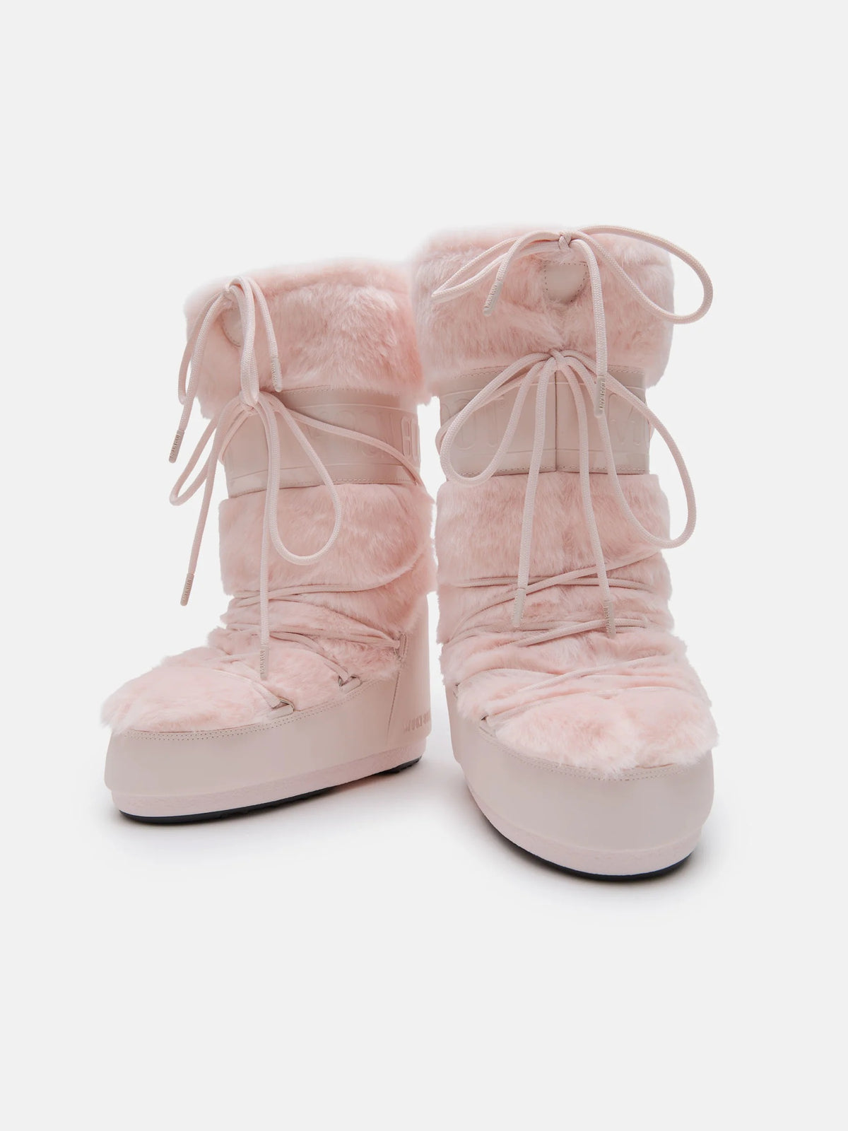 MOON BOOT Stivale Donna ICON FAUX FUR-Dusty Pink
