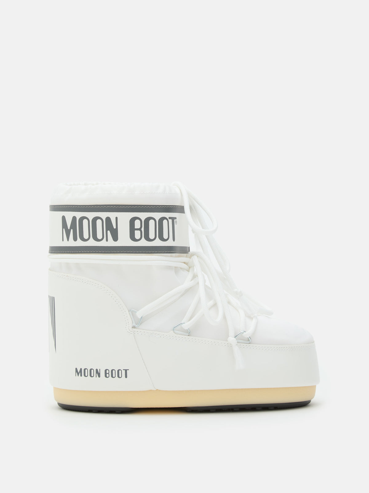 MOON BOOT Stivale Donna ICON LOW NYLON-White Mono