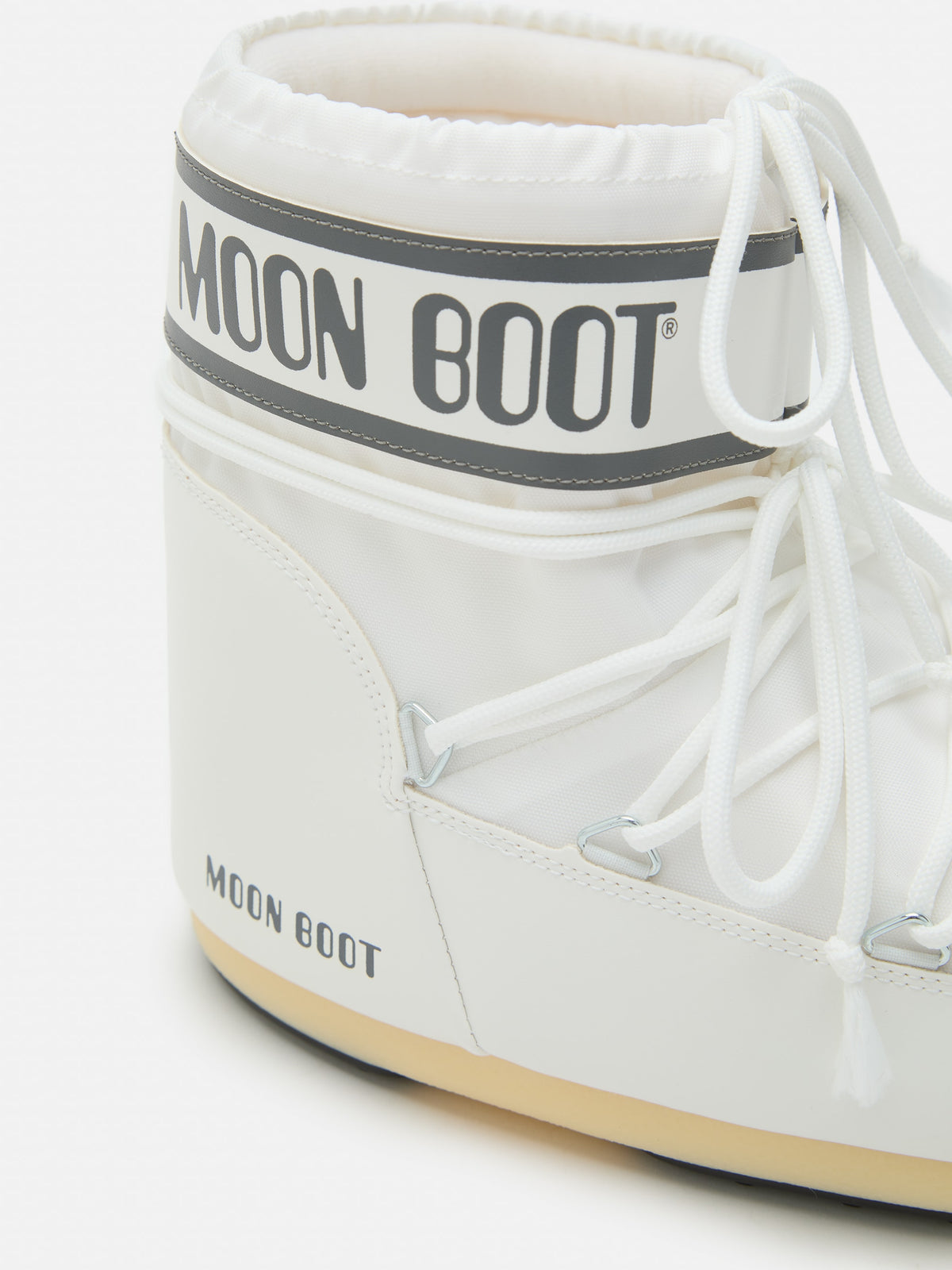 MOON BOOT Stivale Donna ICON LOW NYLON-White Mono