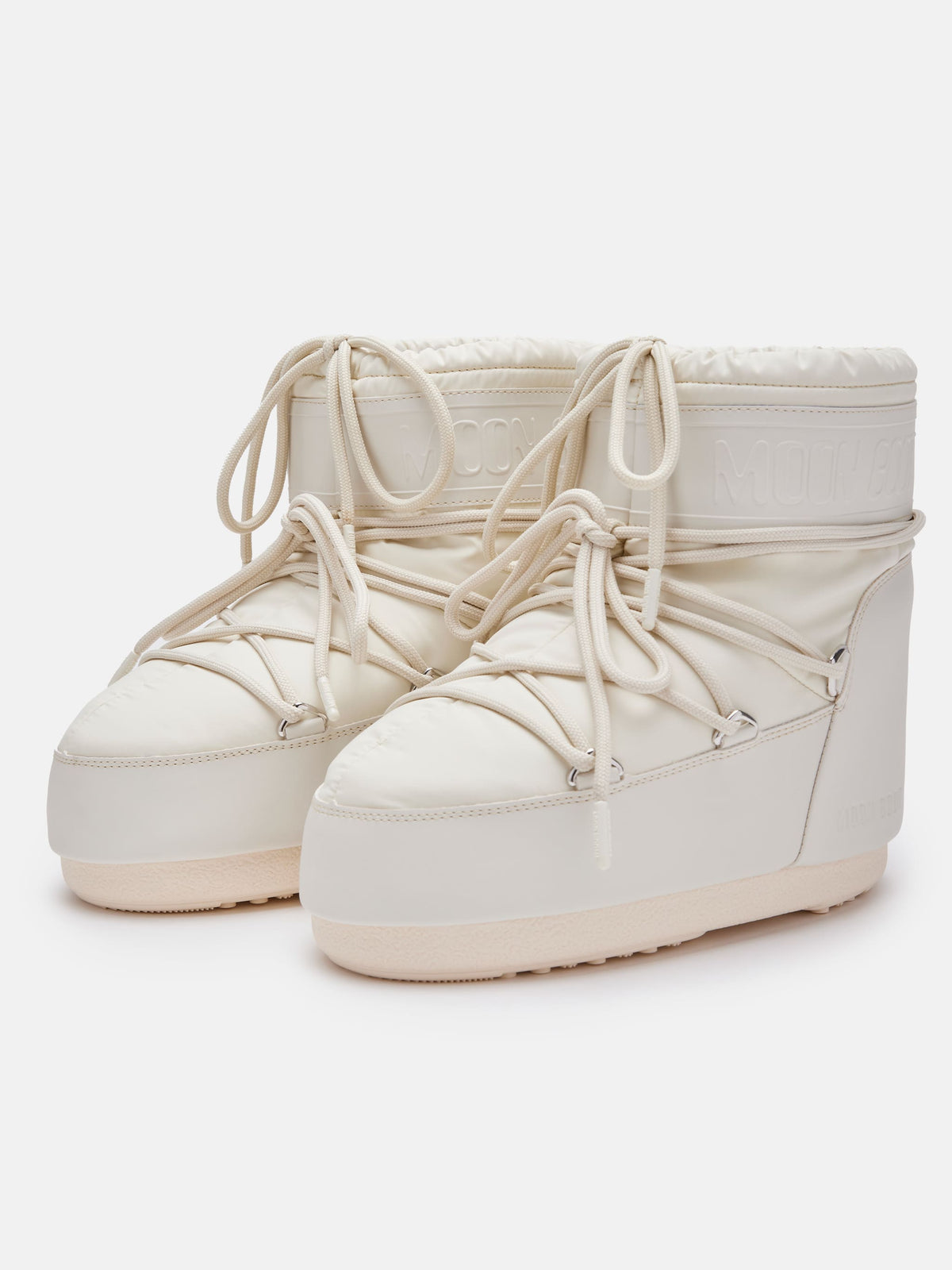 MOON BOOT Stivale Donna ICON LOW RUBBER-Cream