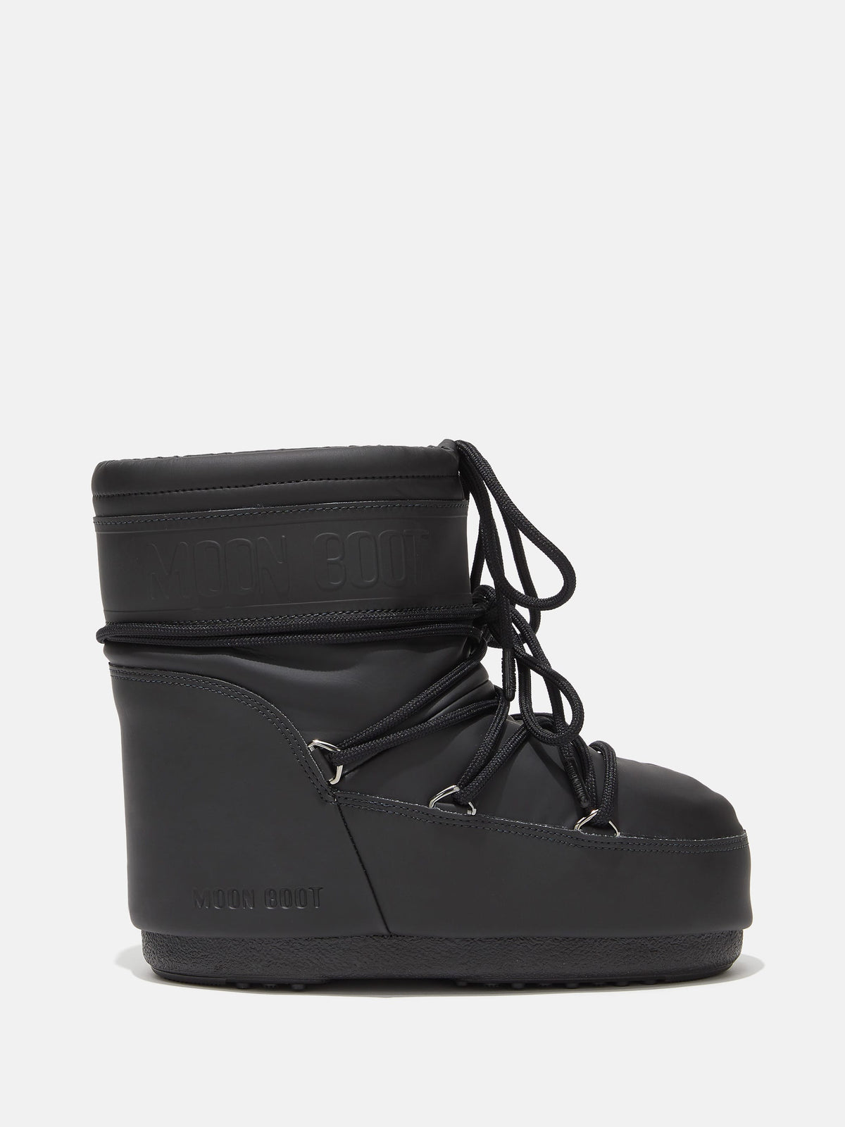 MOON BOOT Stivale Unisex ICON LOW RUBBER-Black