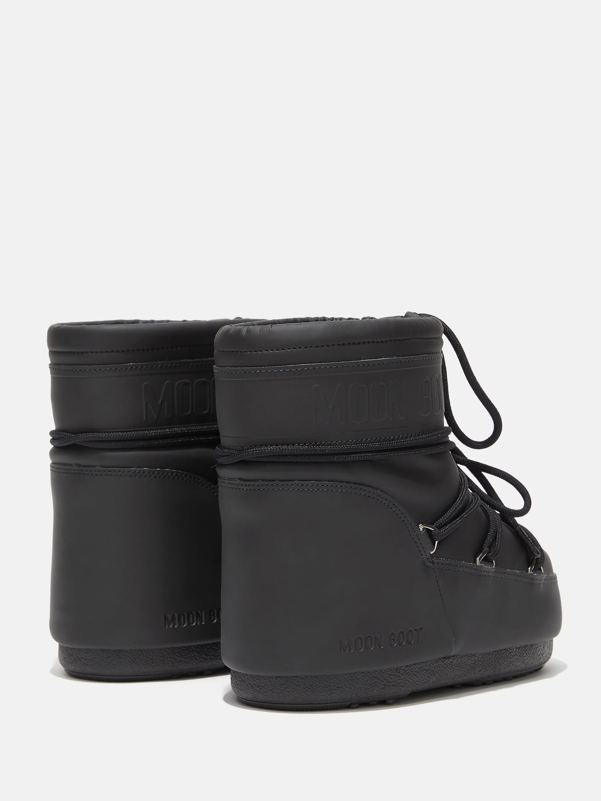MOON BOOT Stivale Unisex ICON LOW RUBBER-Black