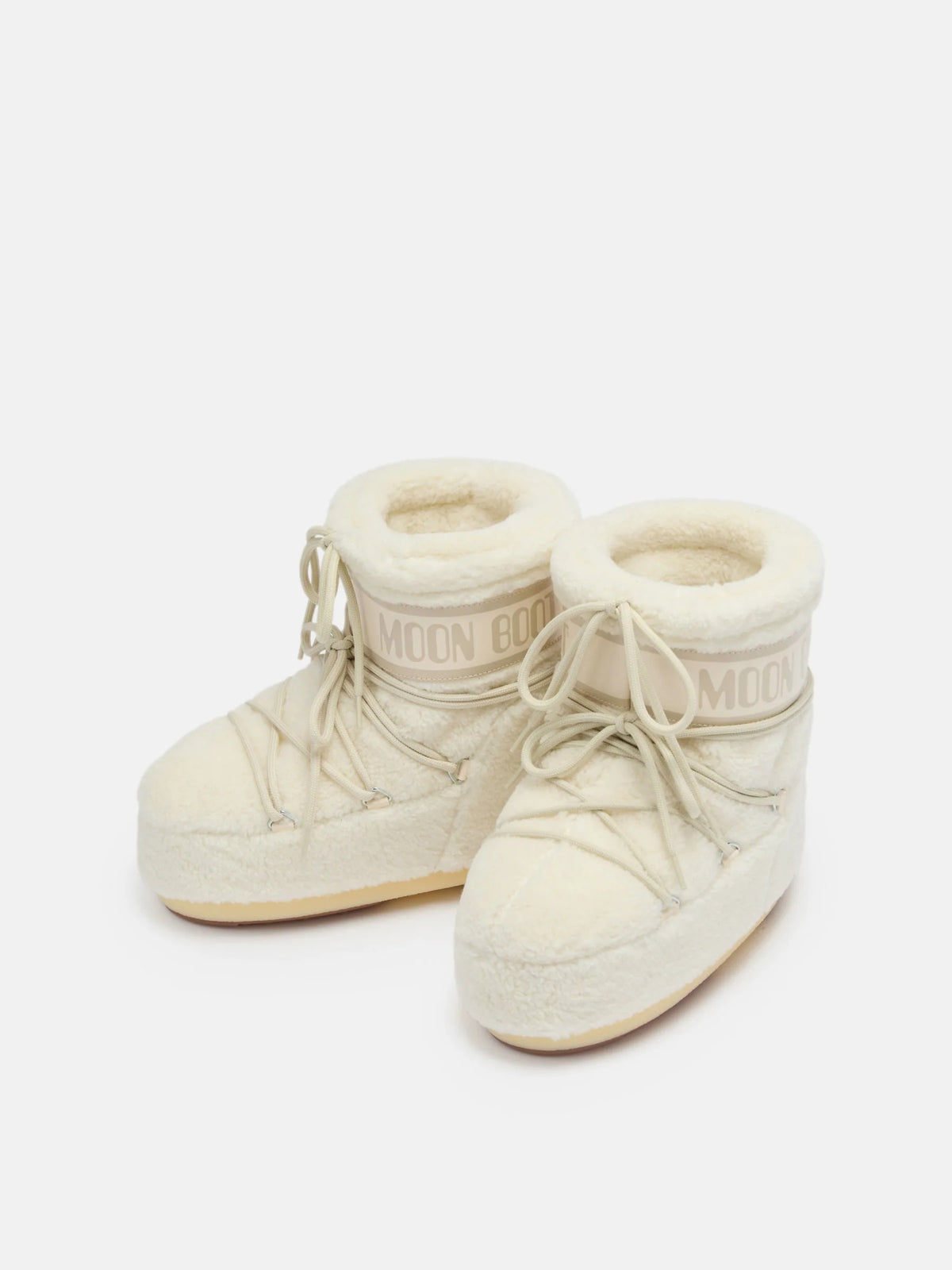 MOON BOOT Stivale Donna ICON LOW FLEECE-Ice
