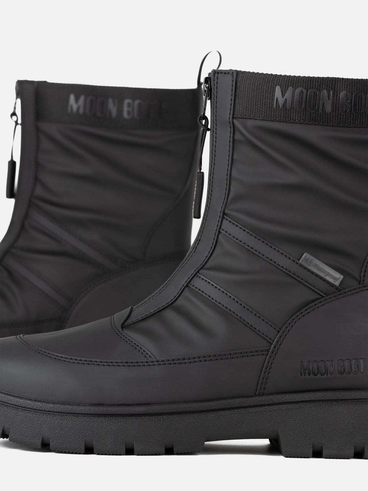 MOON BOOT Stivale Uomo COMBAT ZIP-Black