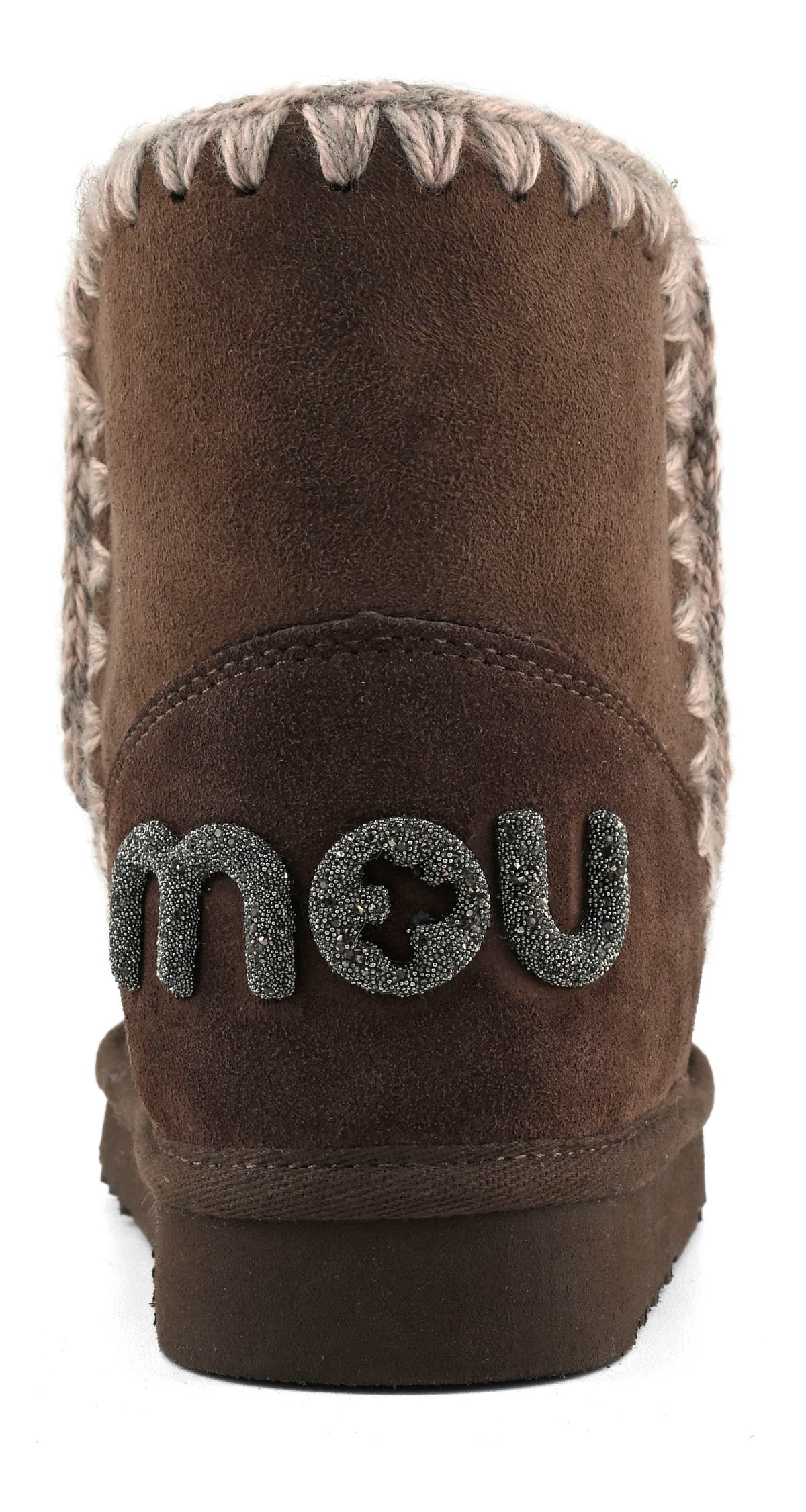 MOU Stivaletto Donna Eskimo 18 Glitter Logo-Brown Pepper
