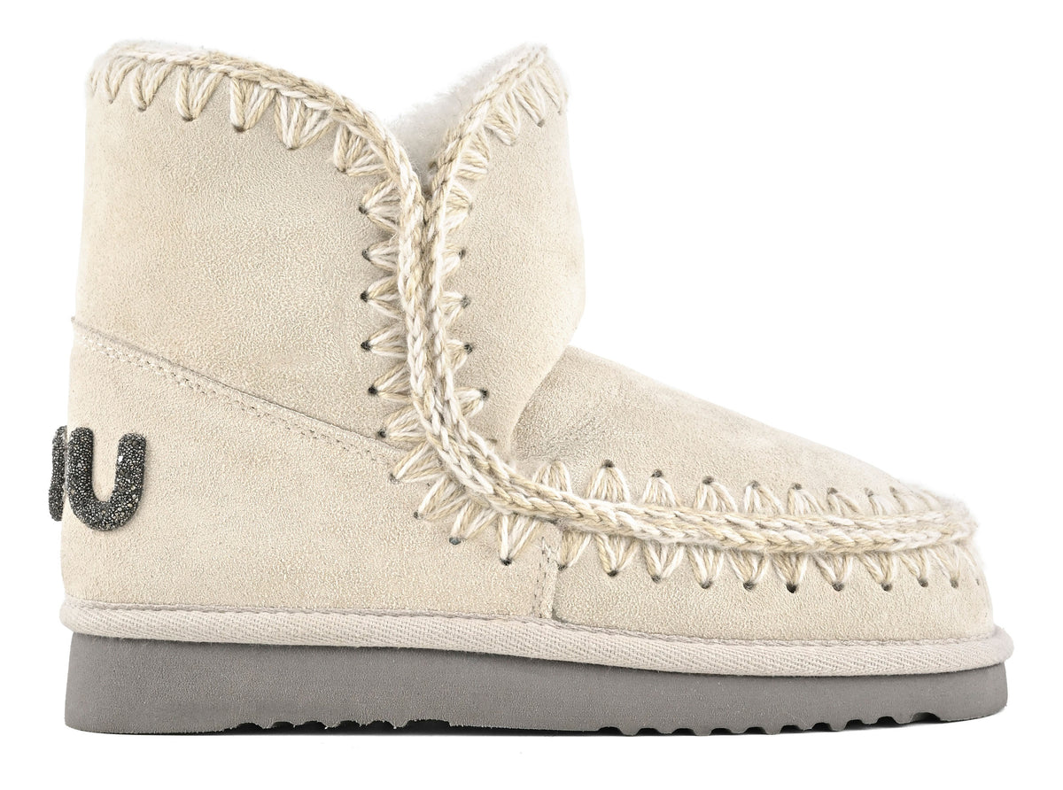MOU Stivaletto Donna Eskimo 18 Glitter Logo-Chalk