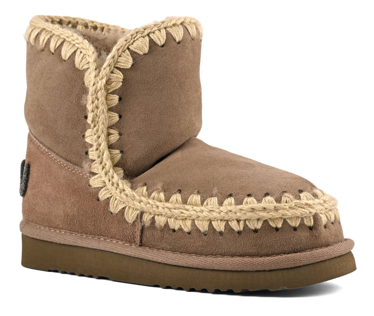 MOU Stivaletto Donna Eskimo 18 Glitter Logo-Elephant Grey