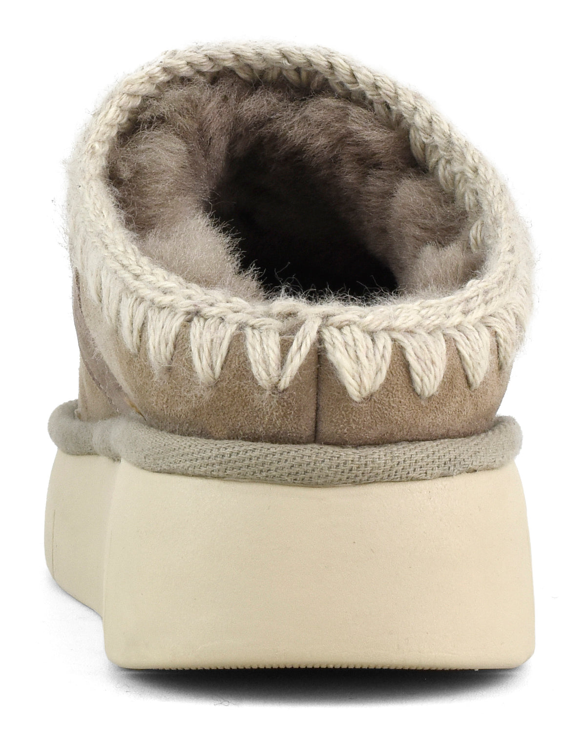MOU Ciabatta Donna Bounce Clog Metal Logo-Elephant Grey