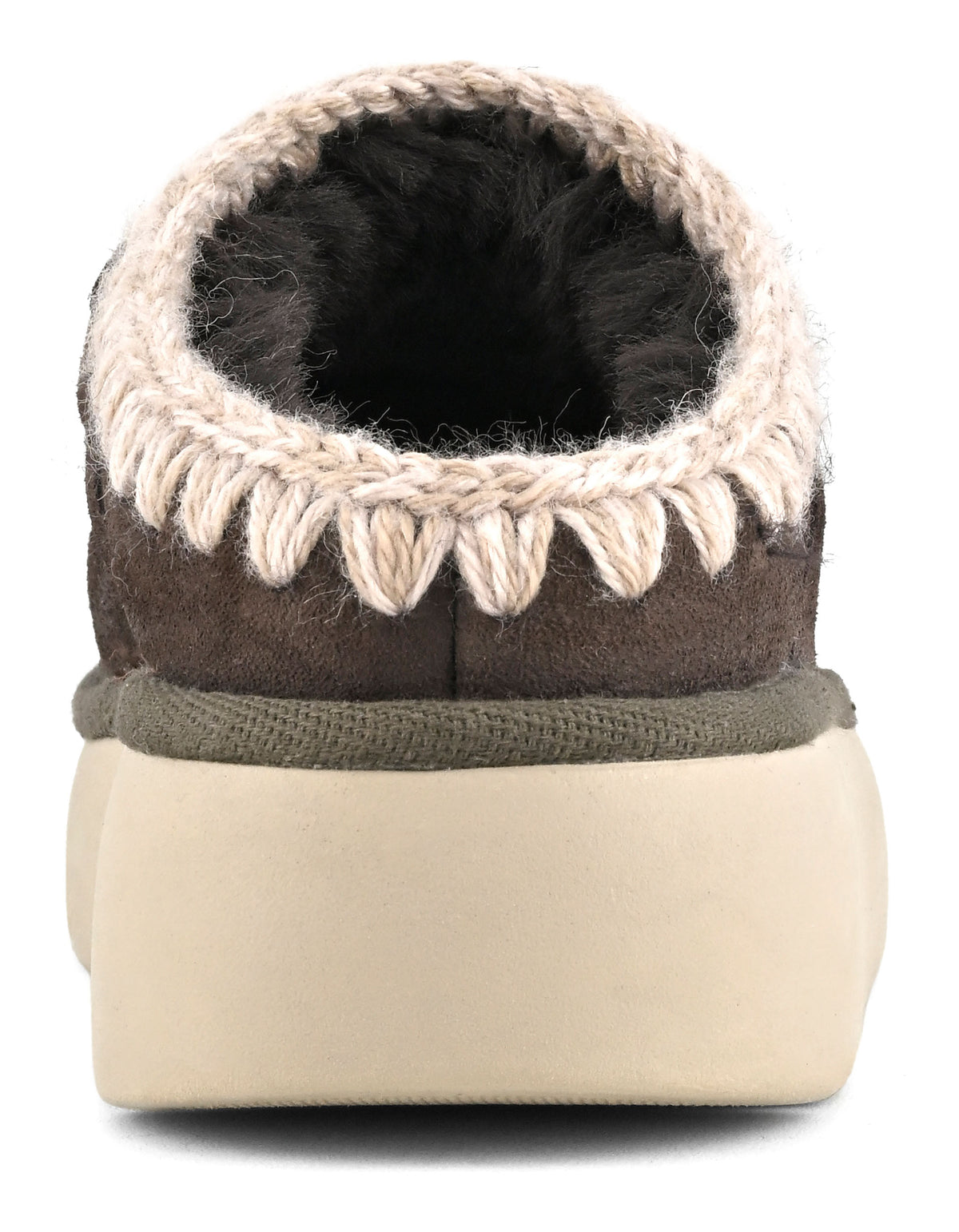 MOU Ciabatta Donna Bounce Clog Metal Logo-Mocha