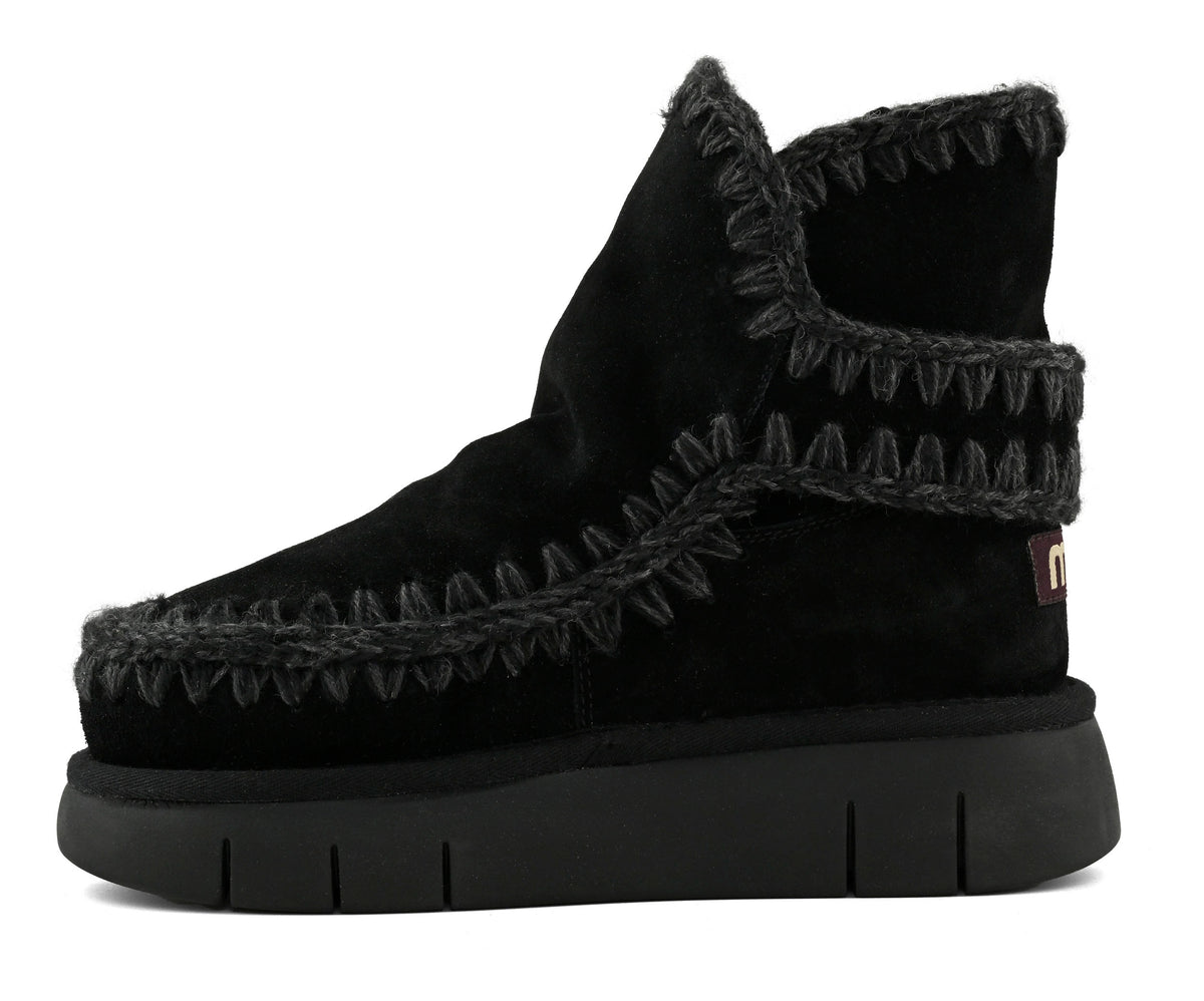MOU Stivaletto Donna Bounce Boot Buckle Strap-Black