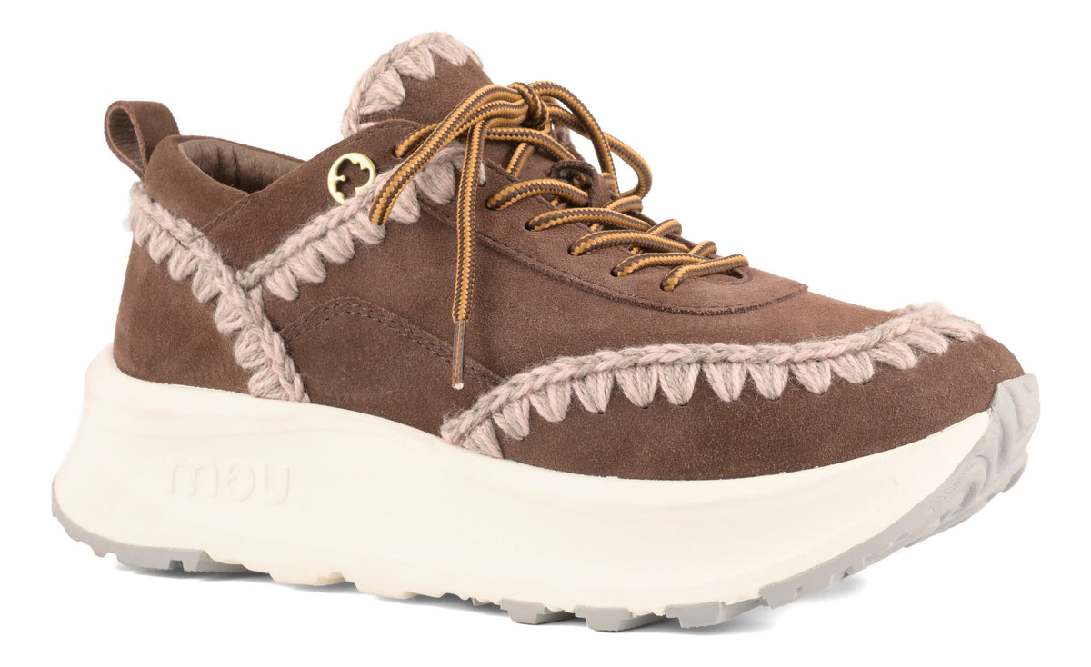 MOU Sneaker Donna SPEED ESKIMO Lace-Up-Brown Pepper