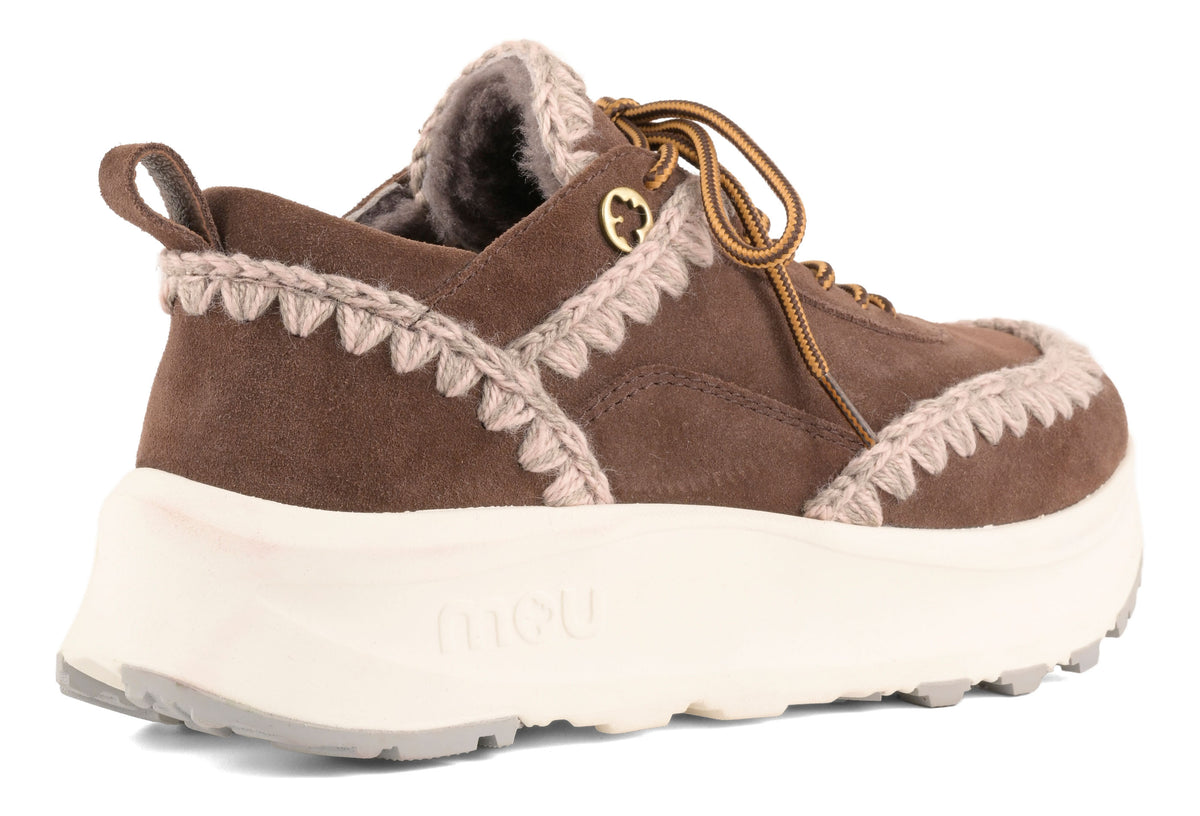 MOU Sneaker Donna SPEED ESKIMO Lace-Up-Brown Pepper