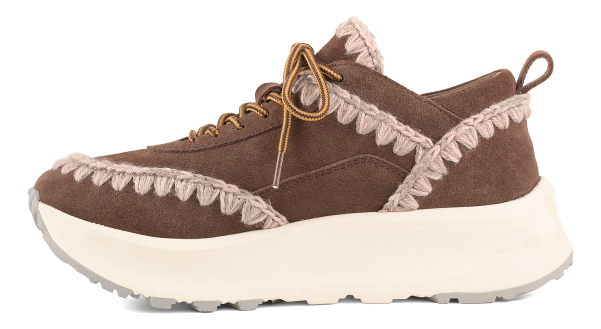 MOU Sneaker Donna SPEED ESKIMO Lace-Up-Brown Pepper