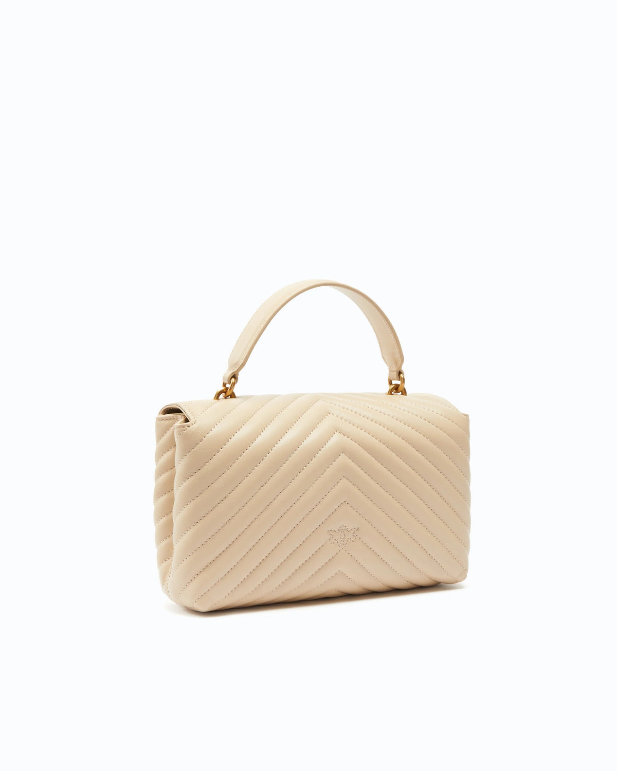 PINKO Borsa LOVE LADY PUFF CLASSIC-Beige/Gold