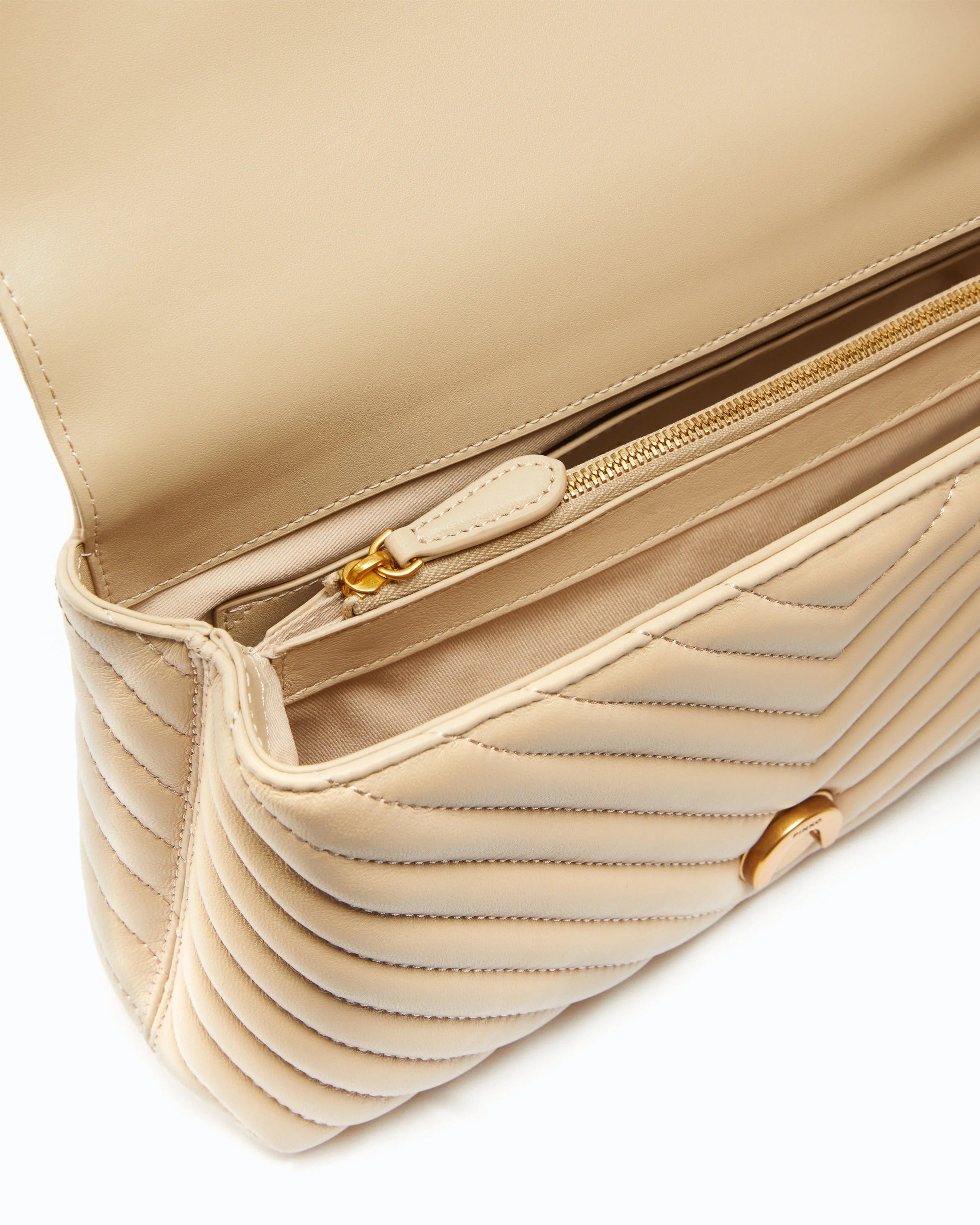 PINKO Borsa LOVE LADY PUFF CLASSIC-Beige/Gold