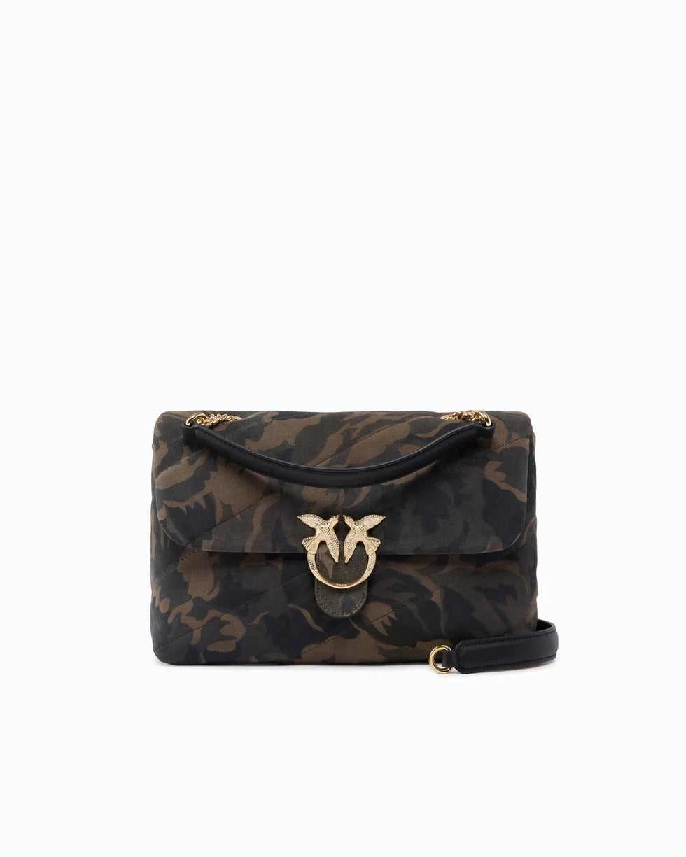 PINKO Borsa LOVE PUFF CLASSIC-Verde MIlitare