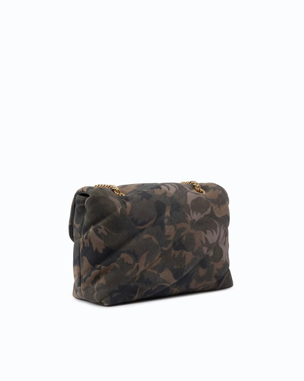 PINKO Borsa LOVE PUFF CLASSIC-Verde MIlitare