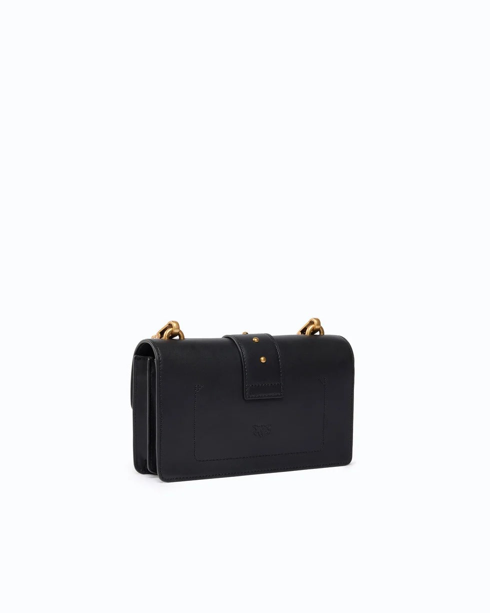 PINKO Borsa LOVE ONE MINI NEW BUCKLE-Nero