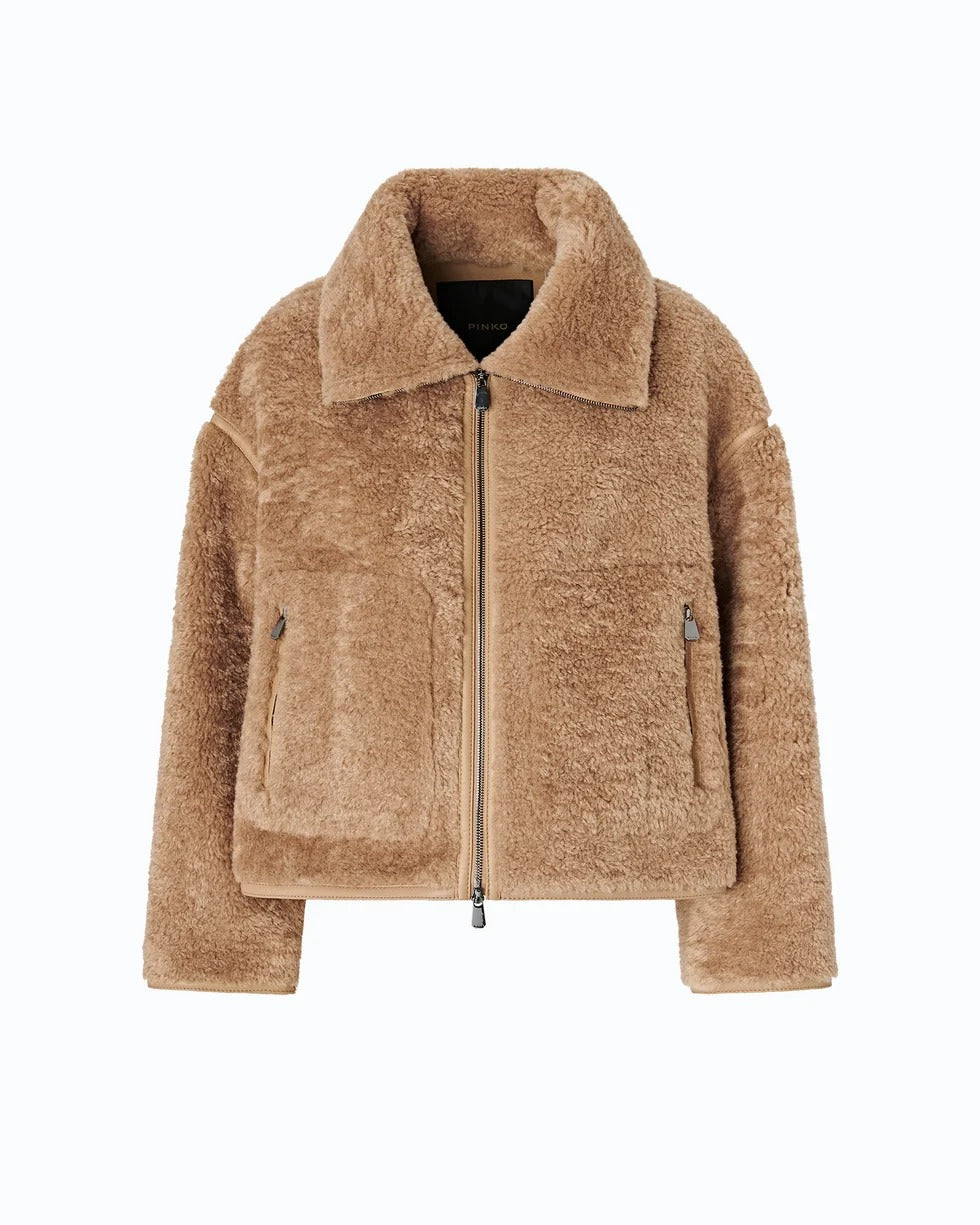 PINKO Caban CAMPSIS-Beige