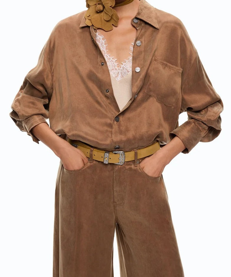 PINKO Camicia CARESER-Marrone