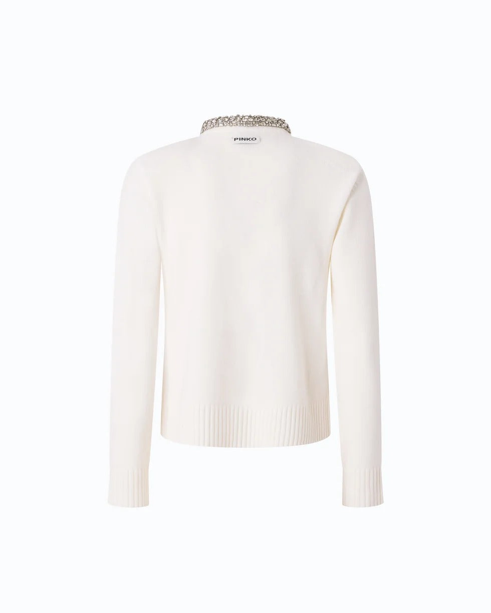 PINKO Cardigan COLONIA-Bianco