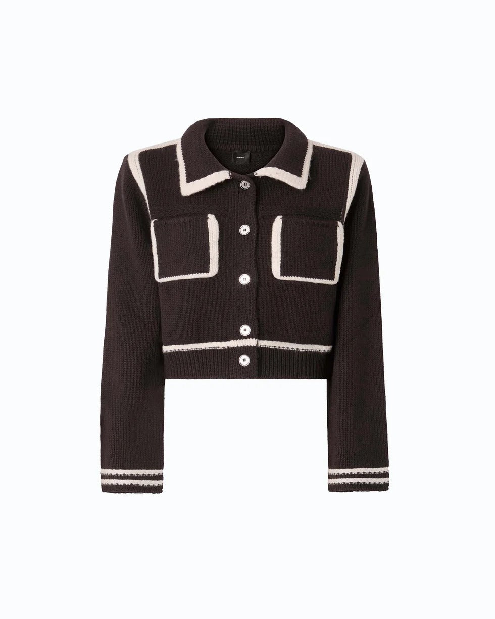 PINKO Giacca NEW SULCIS-Marrone/Bianco