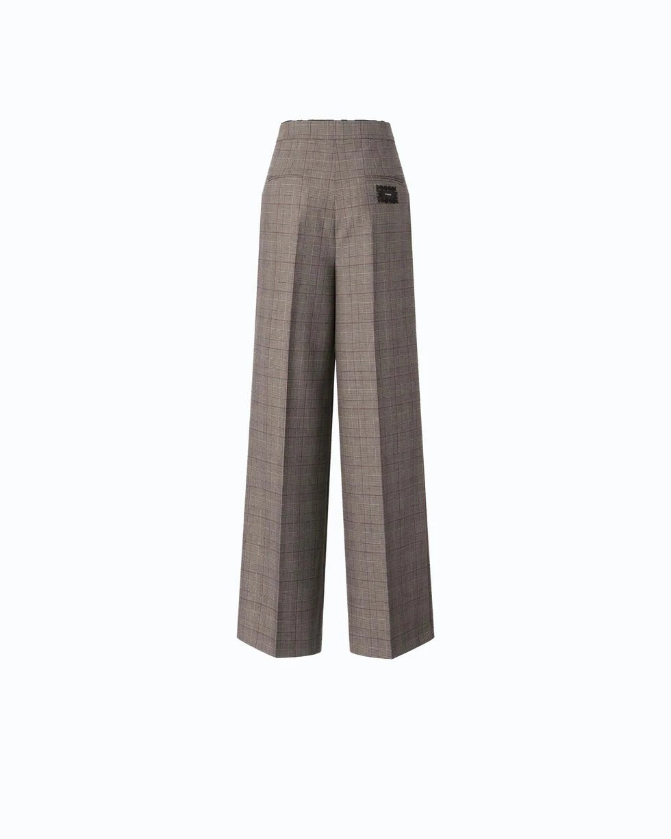 PINKO Pantalone PLUMERIA-Beige/Bordeaux/Nero