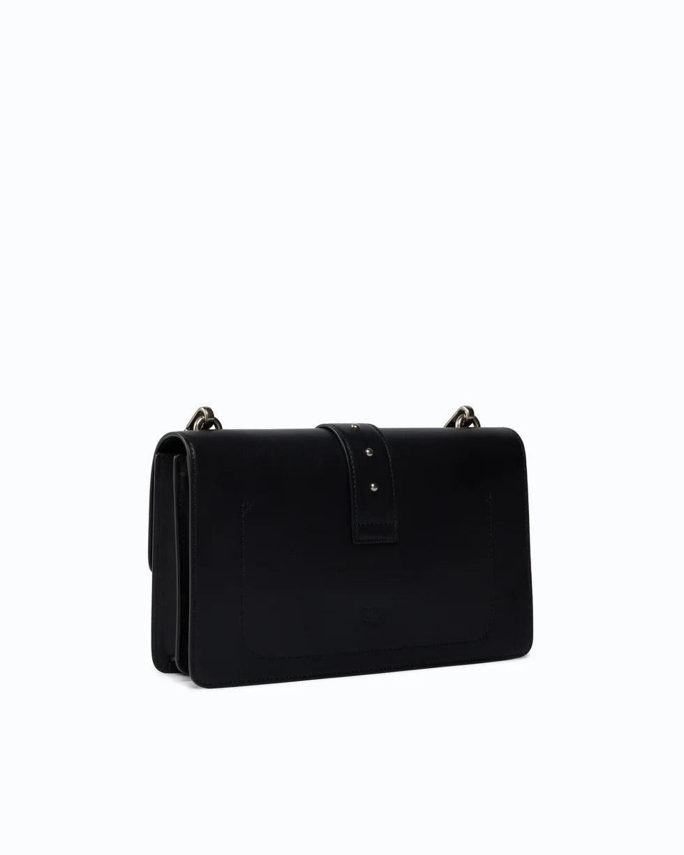 PINKO Borsa LOVE ONE CLASSIC-Nero/Silver
