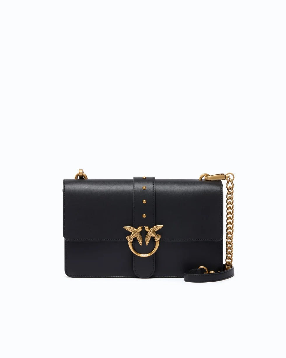 PINKO Borsa LOVE ONE CLASSIC-Nero/Gold