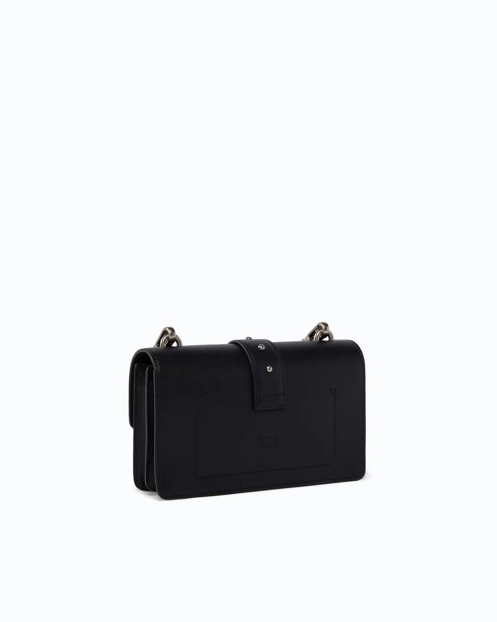 PINKO Borsa LOVE ONE SMALL-Nero/Silver