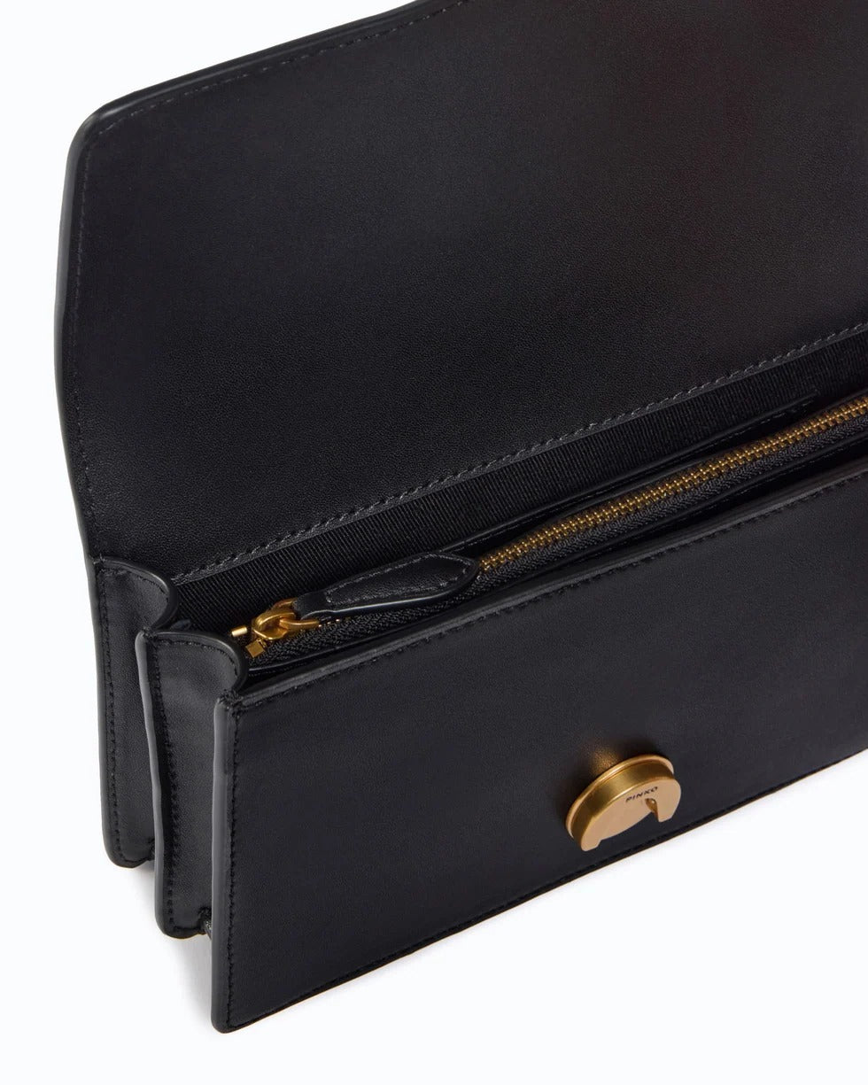 PINKO Borsa LOVE ONE SMALL-Nero/Gold