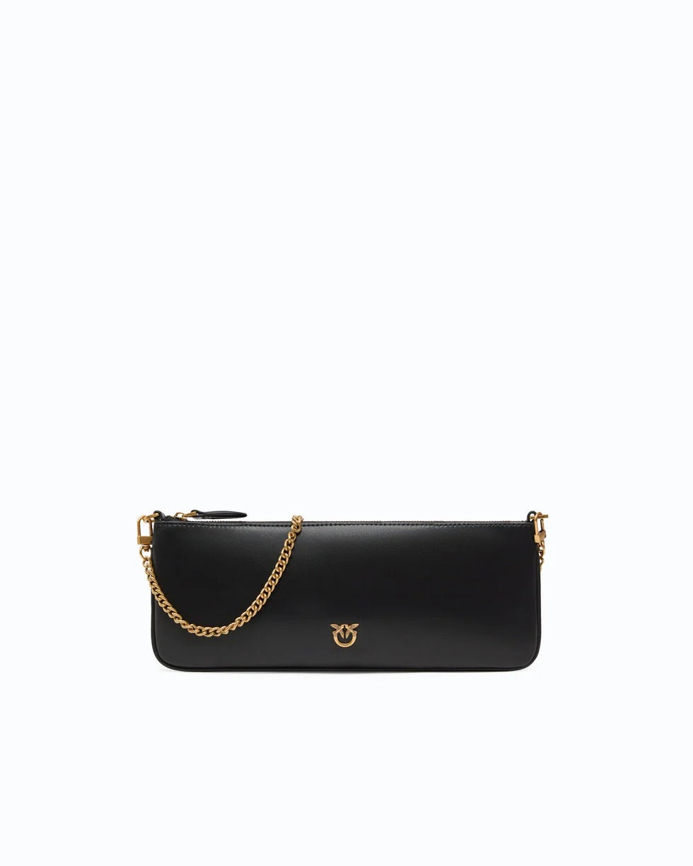 PINKO Borsa NEW HORIZONTAL FLAT-Nero