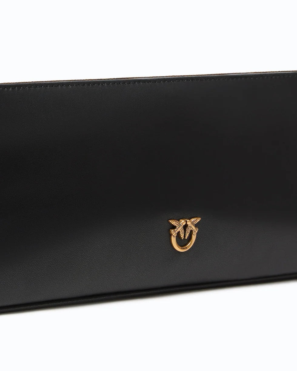 PINKO Borsa NEW HORIZONTAL FLAT-Nero