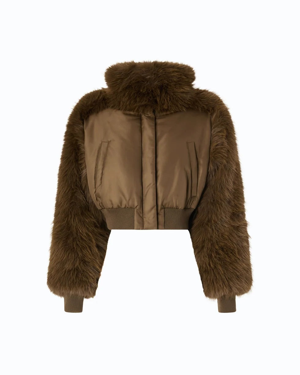 PINKO Bomber PRIMITIVO-Marrone