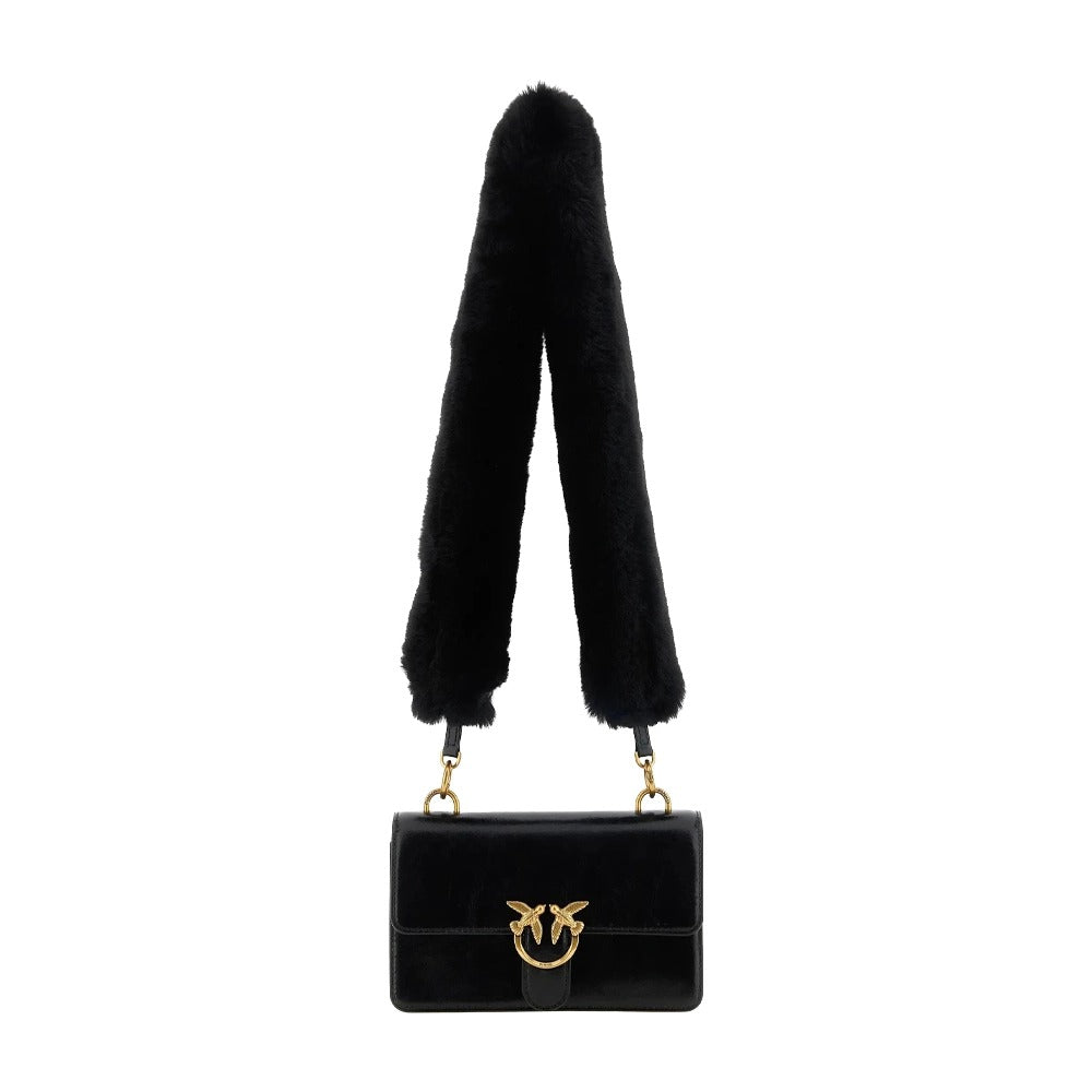 PINKO Borsa LOVE ONE MINI LIGHT-Nero