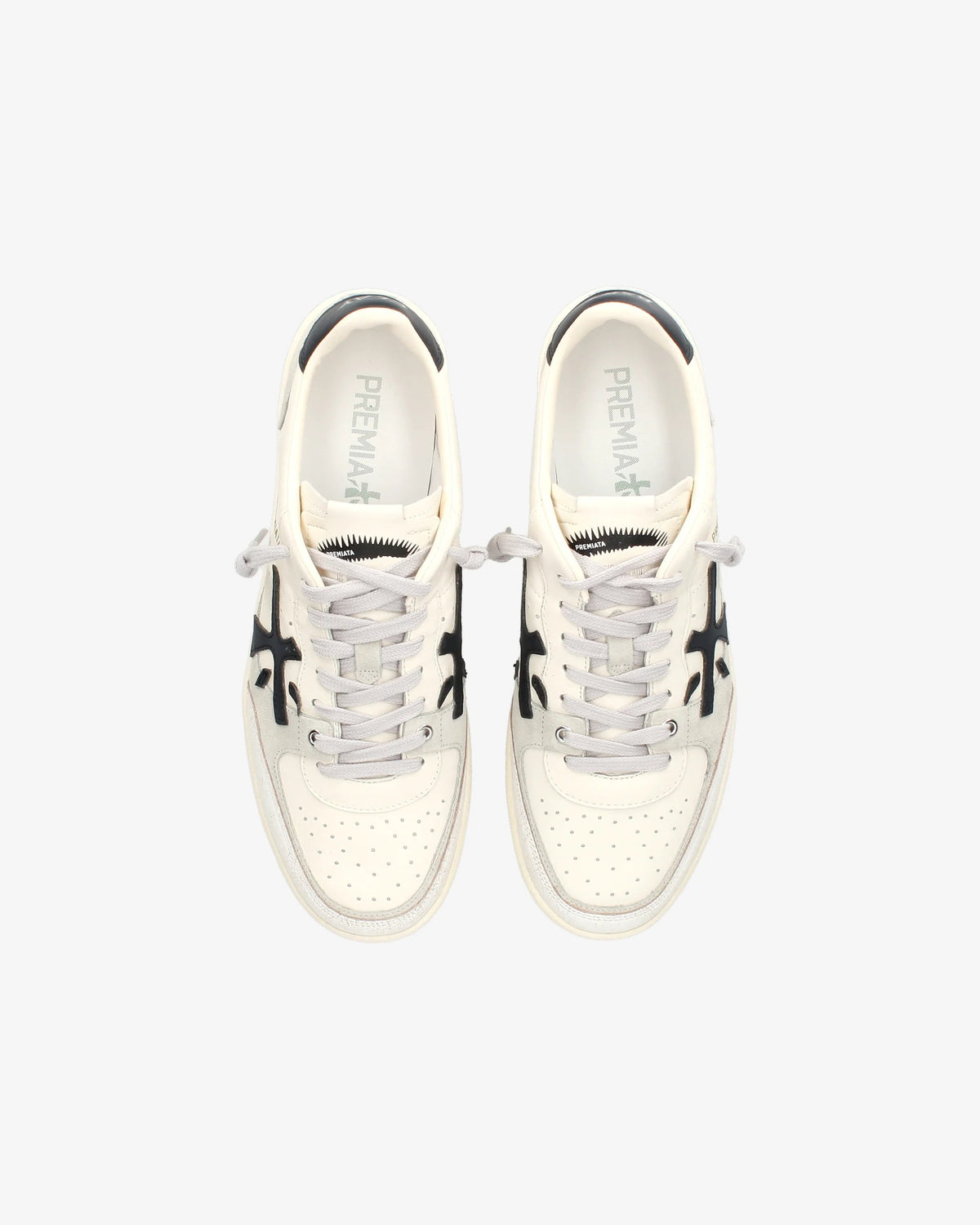 PREMIATA Sneaker Uomo BSKTCLAY-Bianco/Grigio/Nero