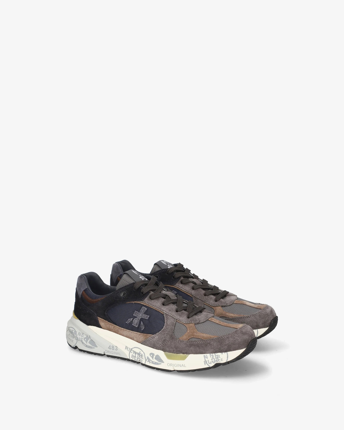 PREMIATA Sneaker Uomo Mase 25 8426-Grigio/Blu