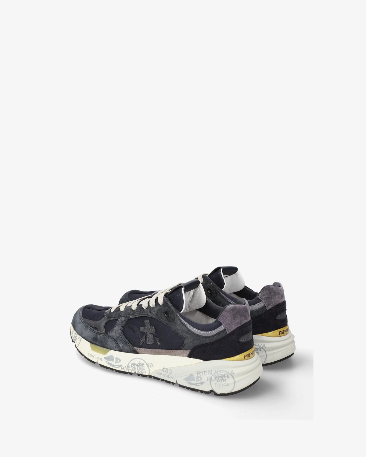 PREMIATA Sneaker Uomo Mase 25 8428-Blu/Grigio