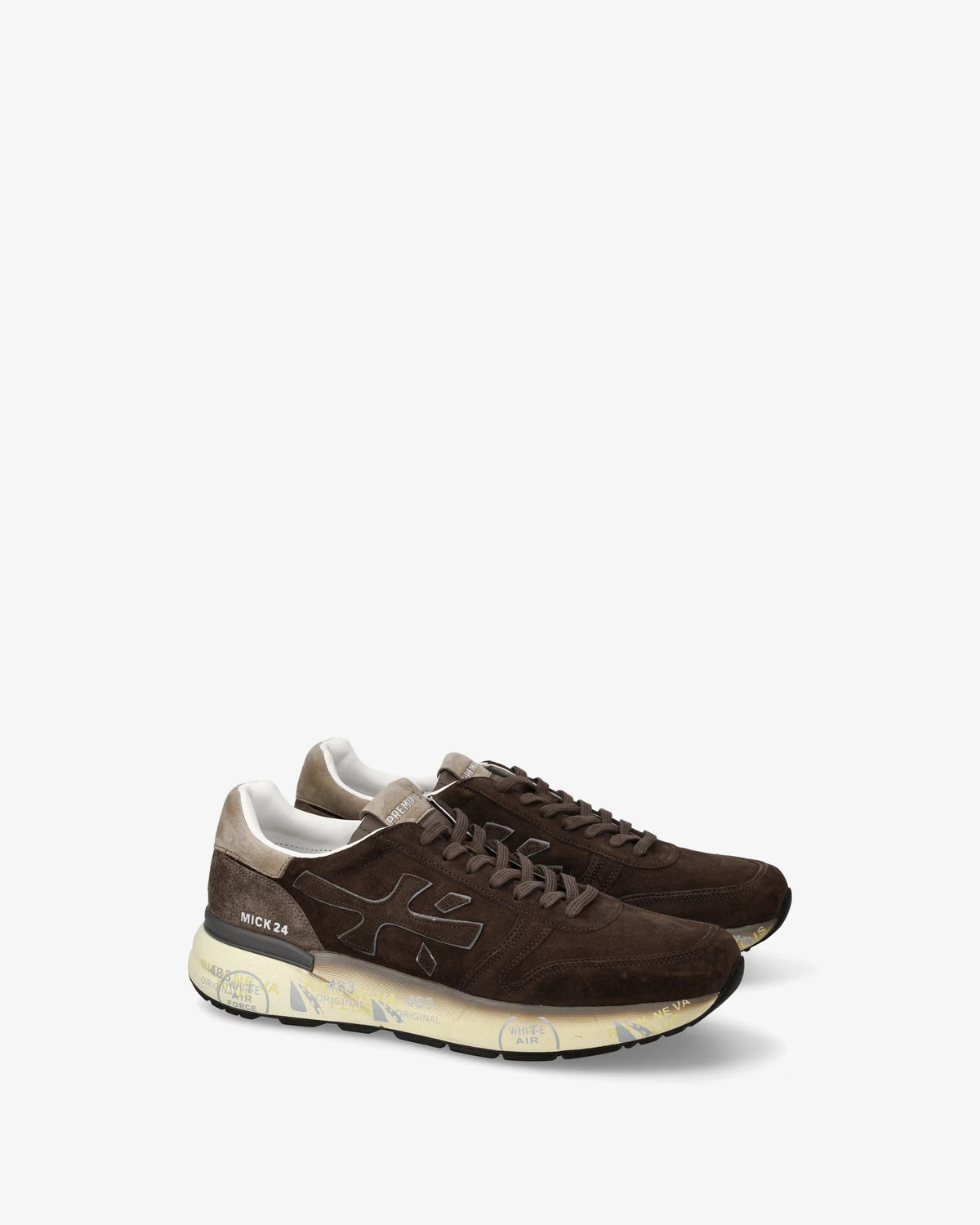 PREMIATA Sneaker Uomo MICK 7898-Marrone/Tortora