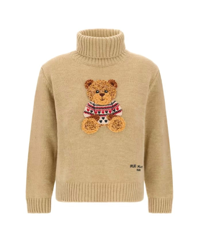 RUE MADAM Maglione Donna MARVIN LOVE TURTLENECK-Beige