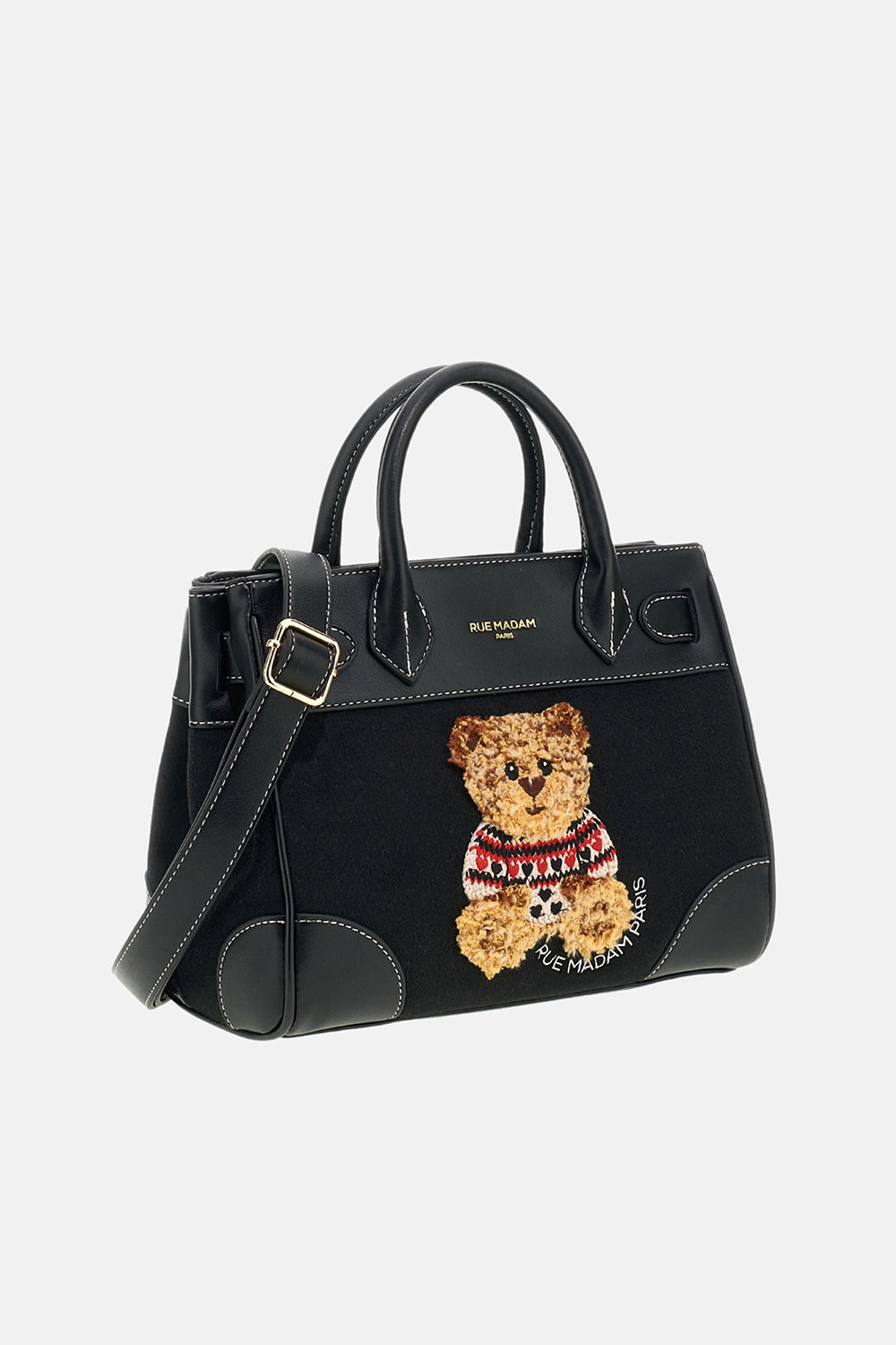 RUE MADAM Borsa MARVIN LOVE MINI TOTE-Black