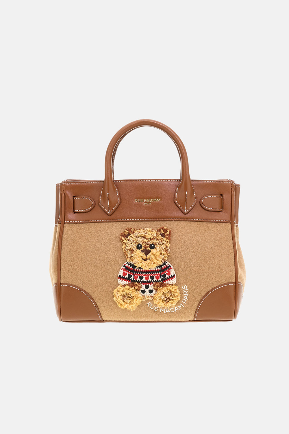 RUE MADAM Borsa MARVIN LOVE MINI TOTE-Camel