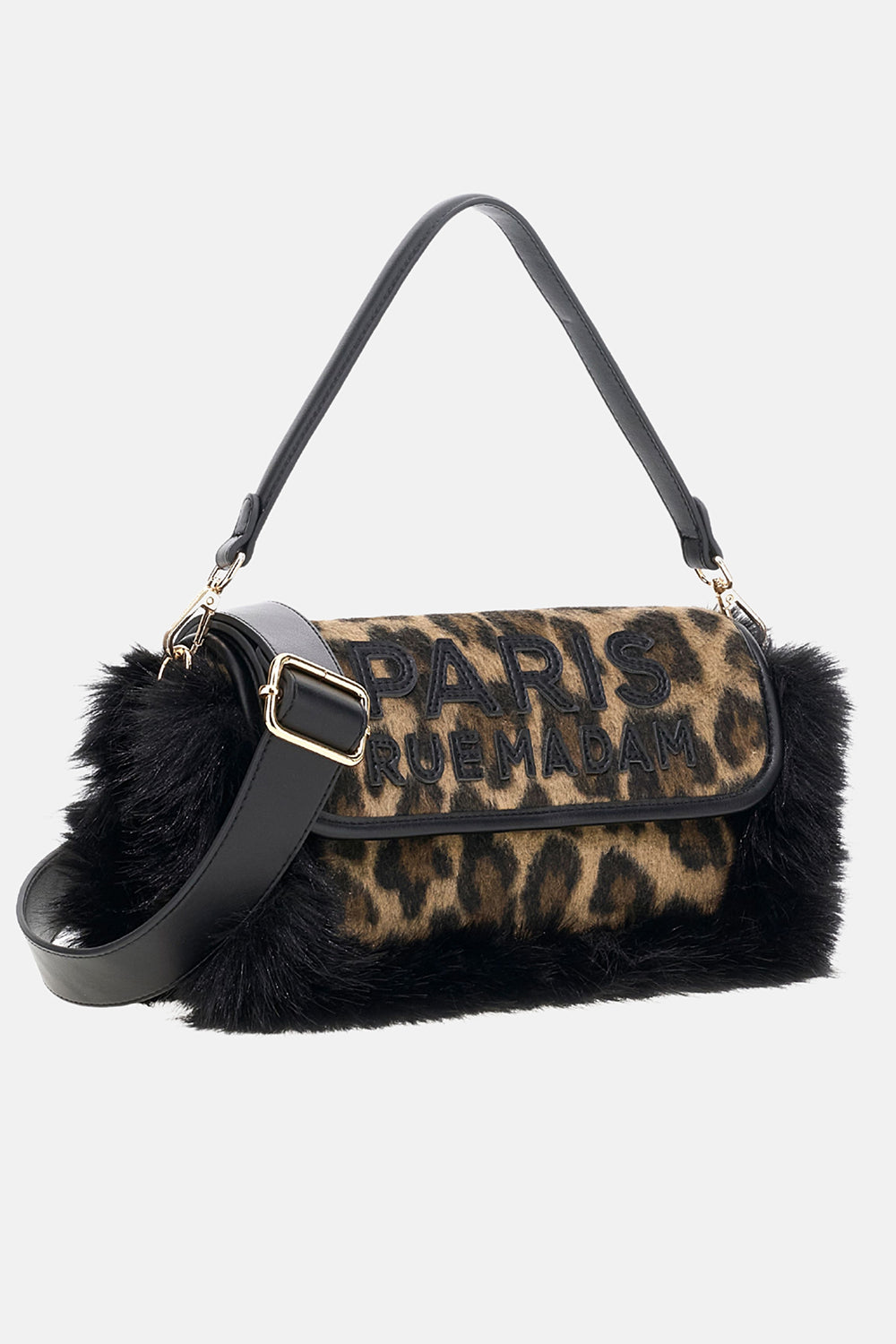 RUE MADAM Borsa MEGEVE SHOULDER-Leopard