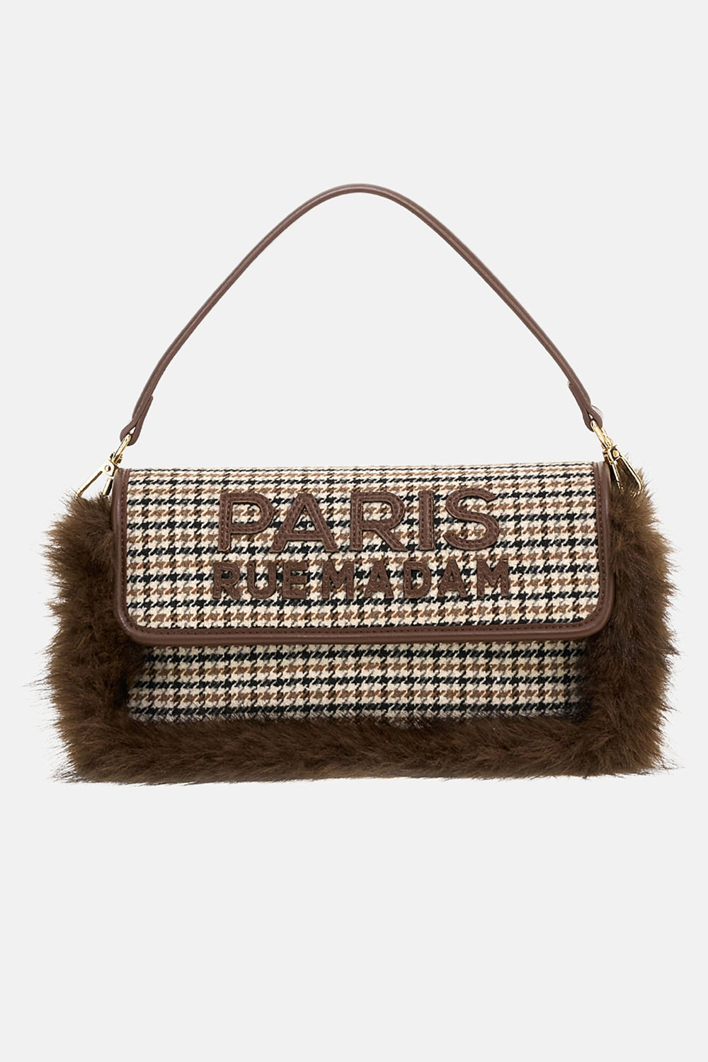 RUE MADAM Borsa MEGEVE SHOULDER-Pied de Poule