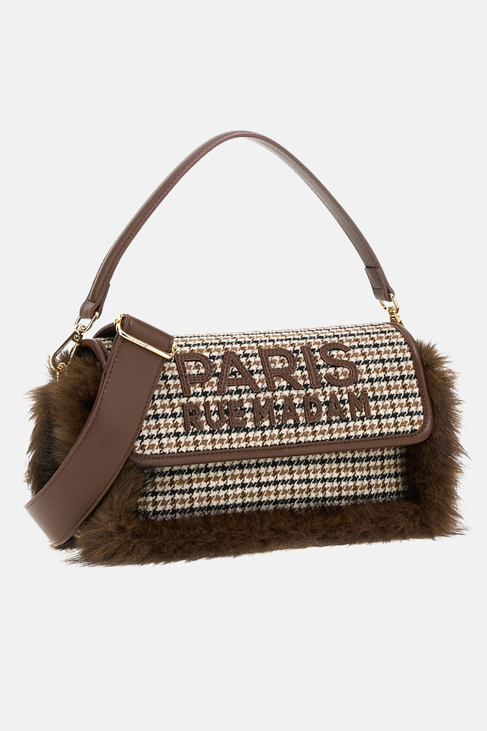RUE MADAM Borsa MEGEVE SHOULDER-Pied de Poule