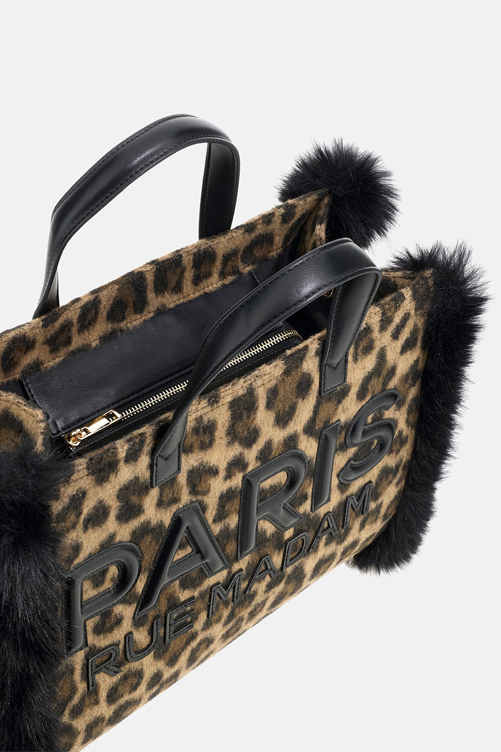 RUE MADAM Borsa MEGEVE TOTE-Leopard