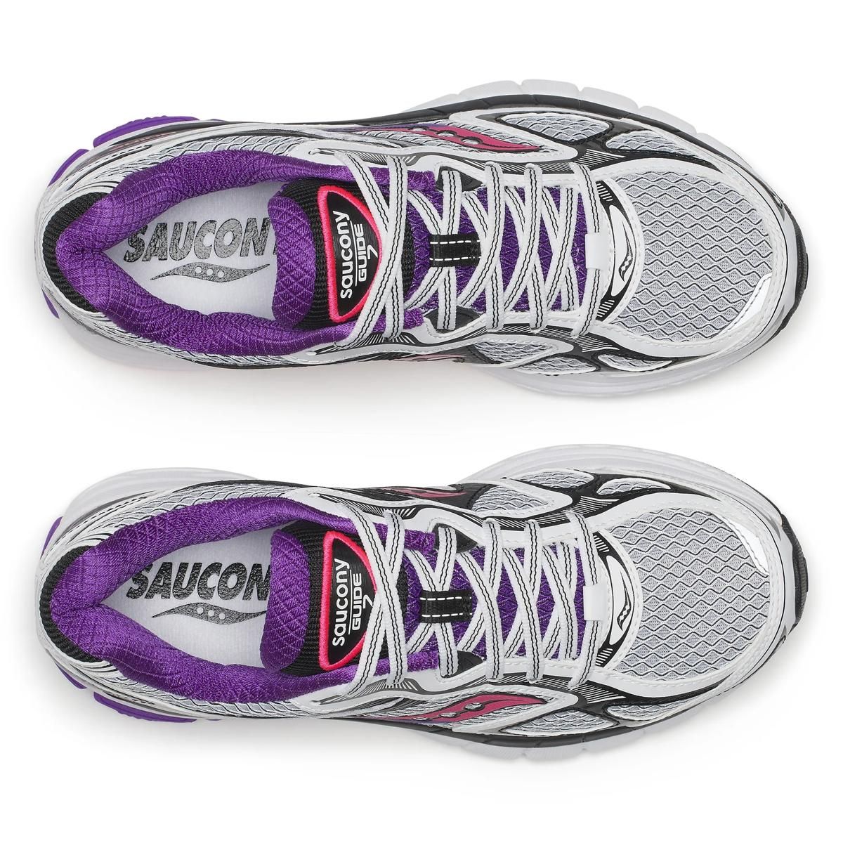 SAUCONY Sneaker Donna PROGRID GUIDE 7-White/Drupe