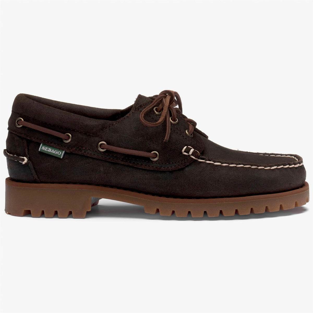 SEBAGO Scarpa Uomo ACADIA SUEDE WAXED-Dark Brown