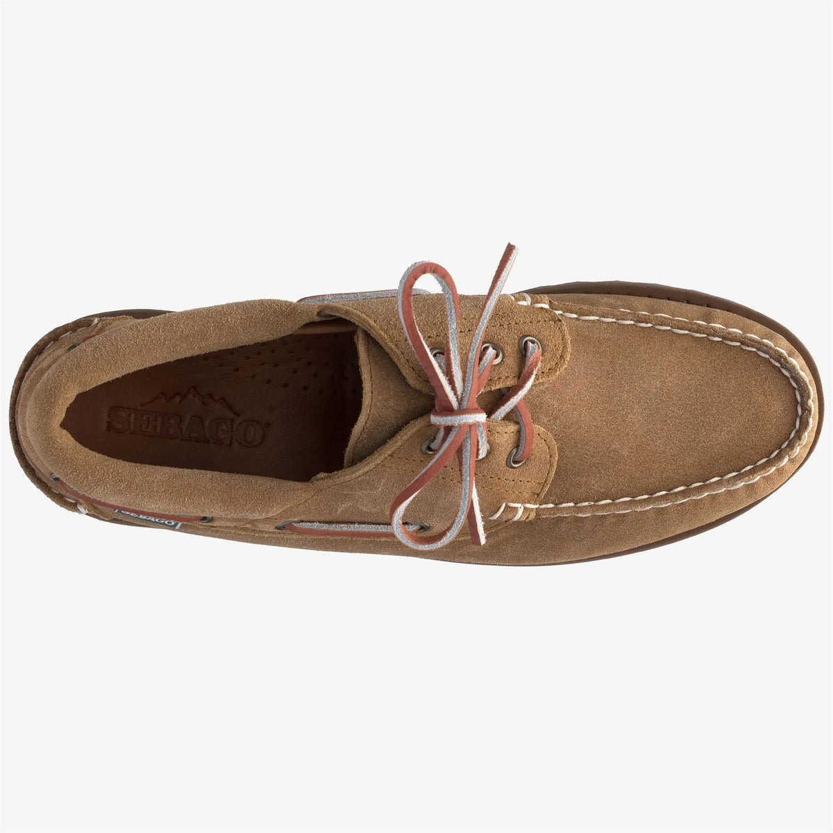 SEBAGO Scarpa Uomo ACADIA SUEDE WAXED-Beige Camel